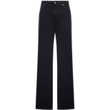Jeans a gamba dritta in  nero 