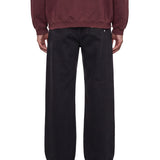 Jeans a gamba dritta in  nero 