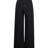 Jeans a gamba dritta in  nero 