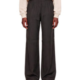 Pantaloni a gamba ampia in marrone 
