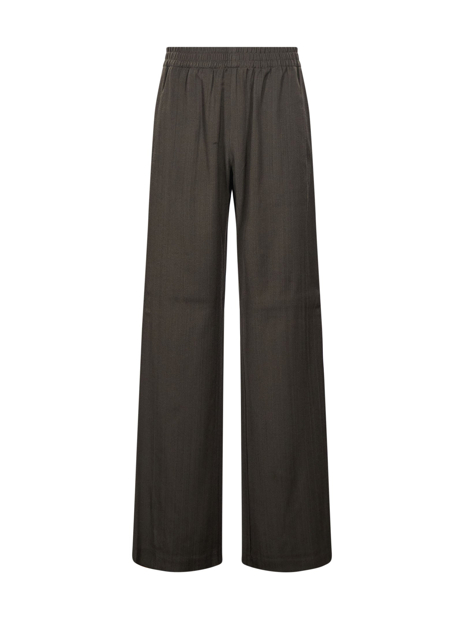 Pantaloni a gamba ampia in marrone 