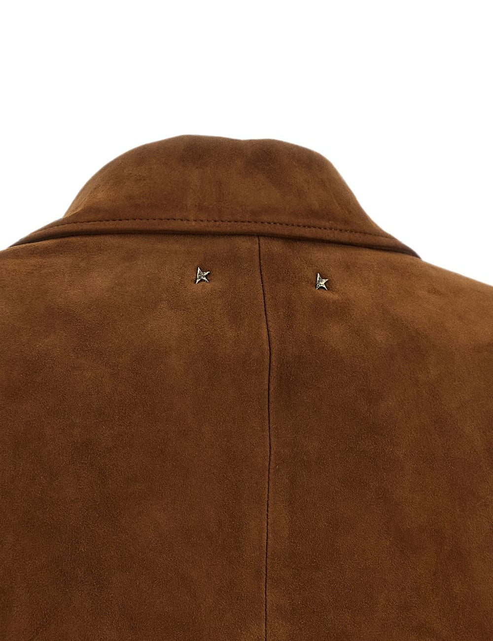 Giacca in suede monopetto Robyn in marrone 