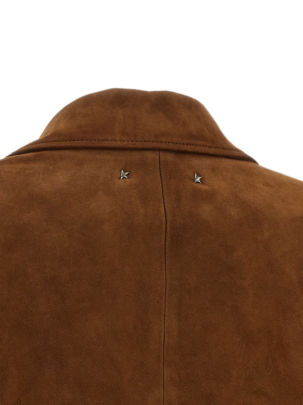 Giacca in suede monopetto Robyn in marrone 