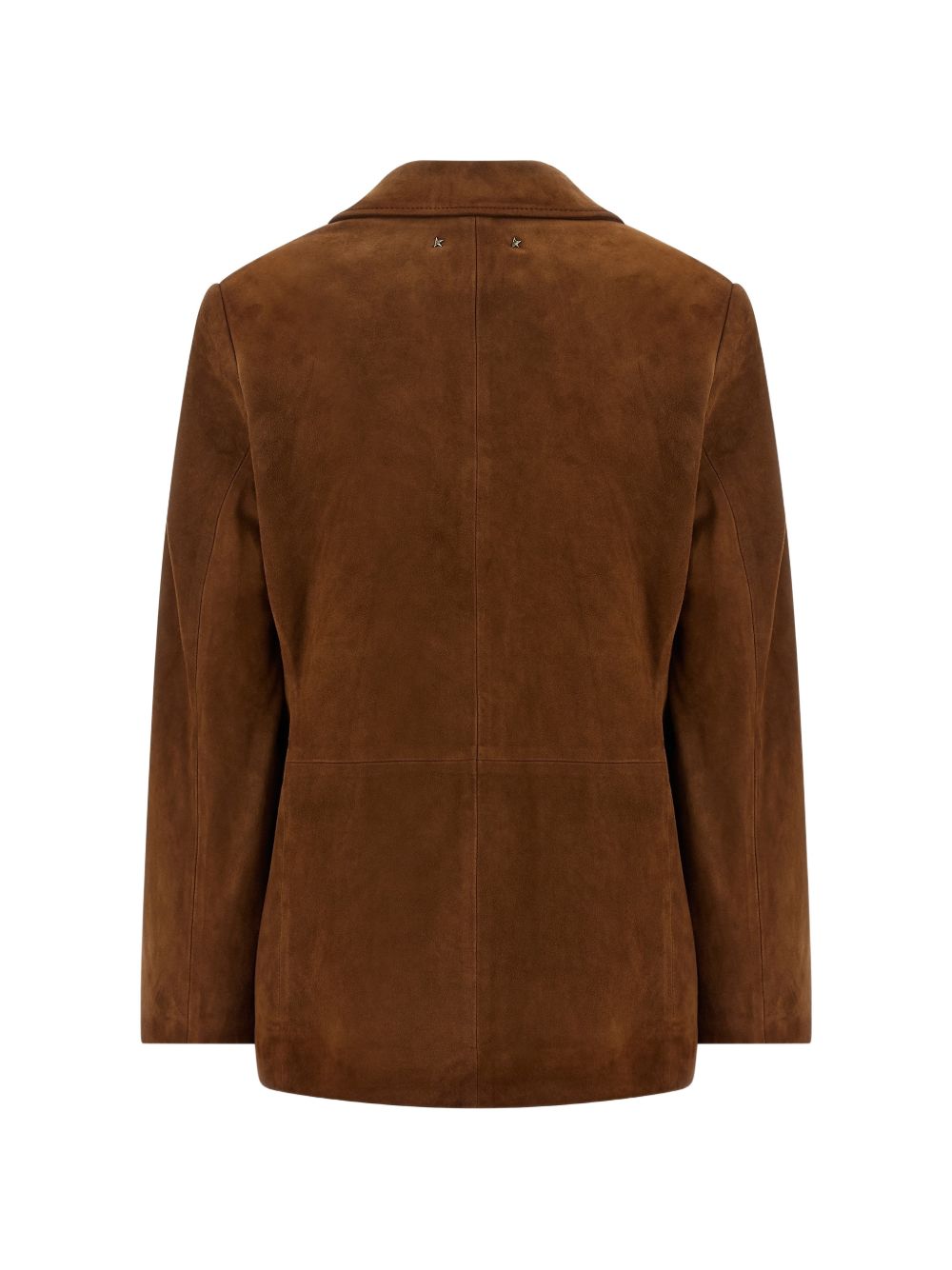 Giacca in suede monopetto Robyn in marrone 