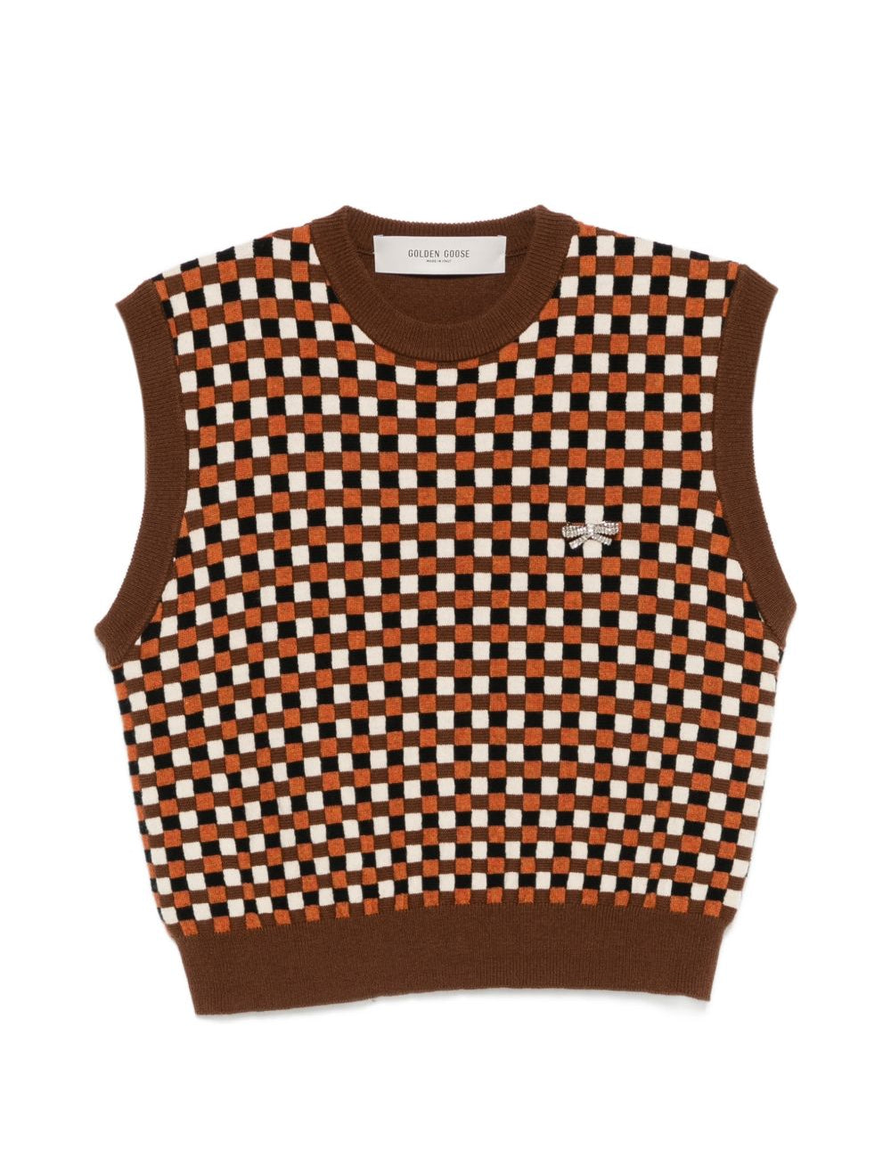 Gilet a quadri Roby multicolore 