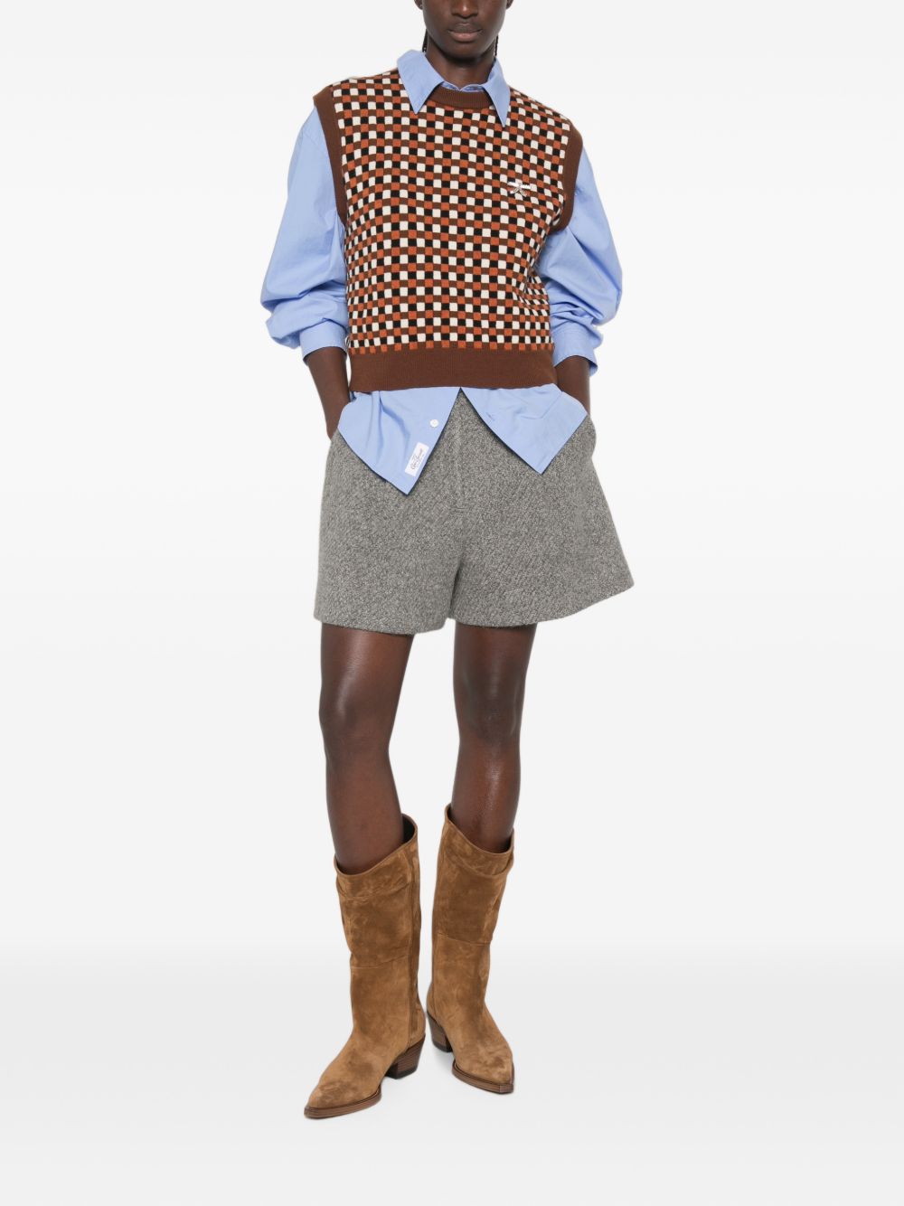 Gilet a quadri Roby multicolore 