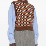 Gilet a quadri Roby multicolore 