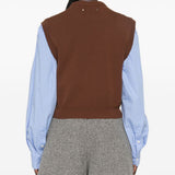 Gilet a quadri Roby multicolore 