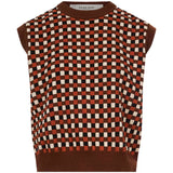Gilet a quadri Roby multicolore 