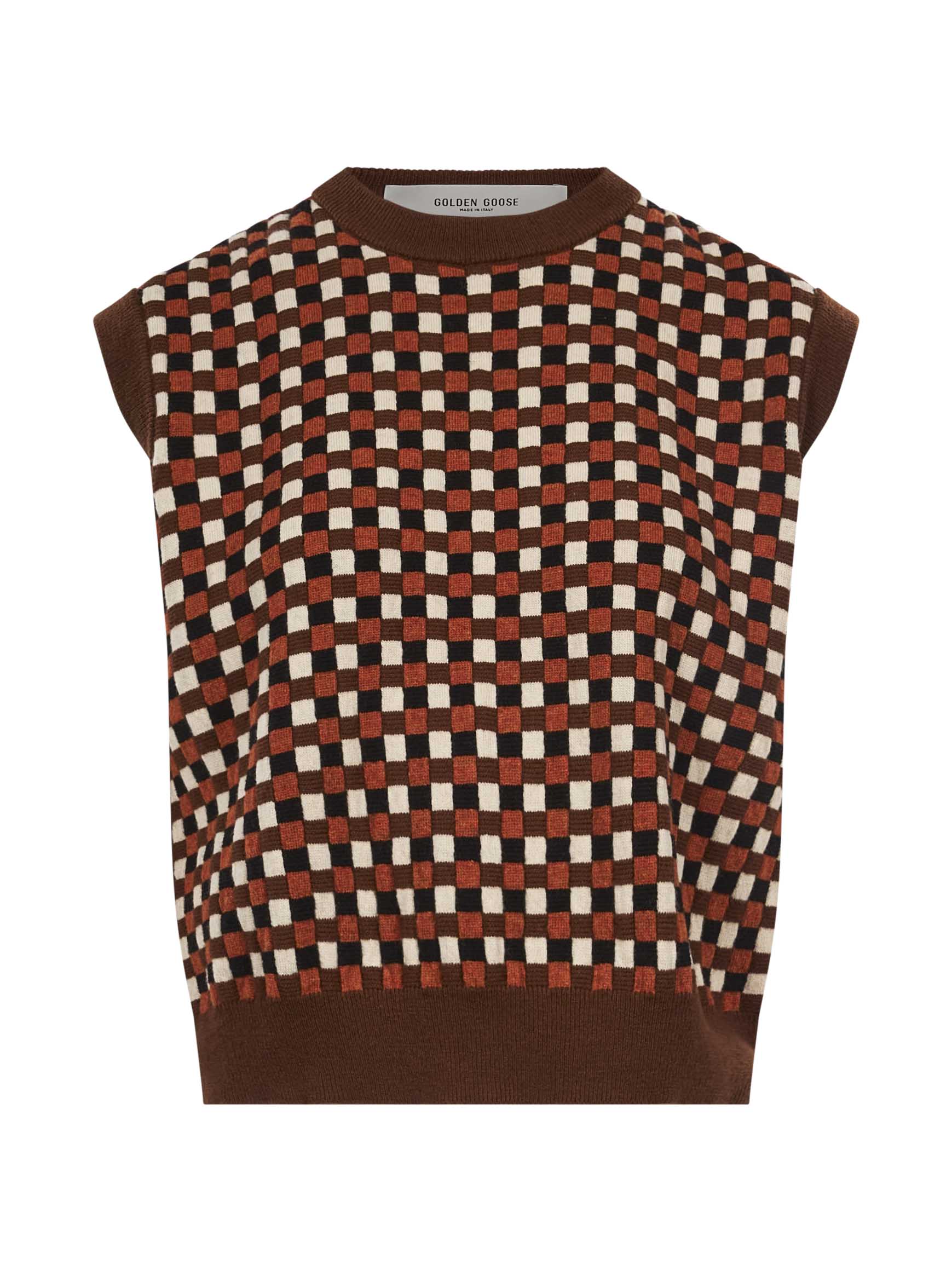 Gilet a quadri Roby multicolore 