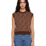 Gilet a quadri Roby multicolore 
