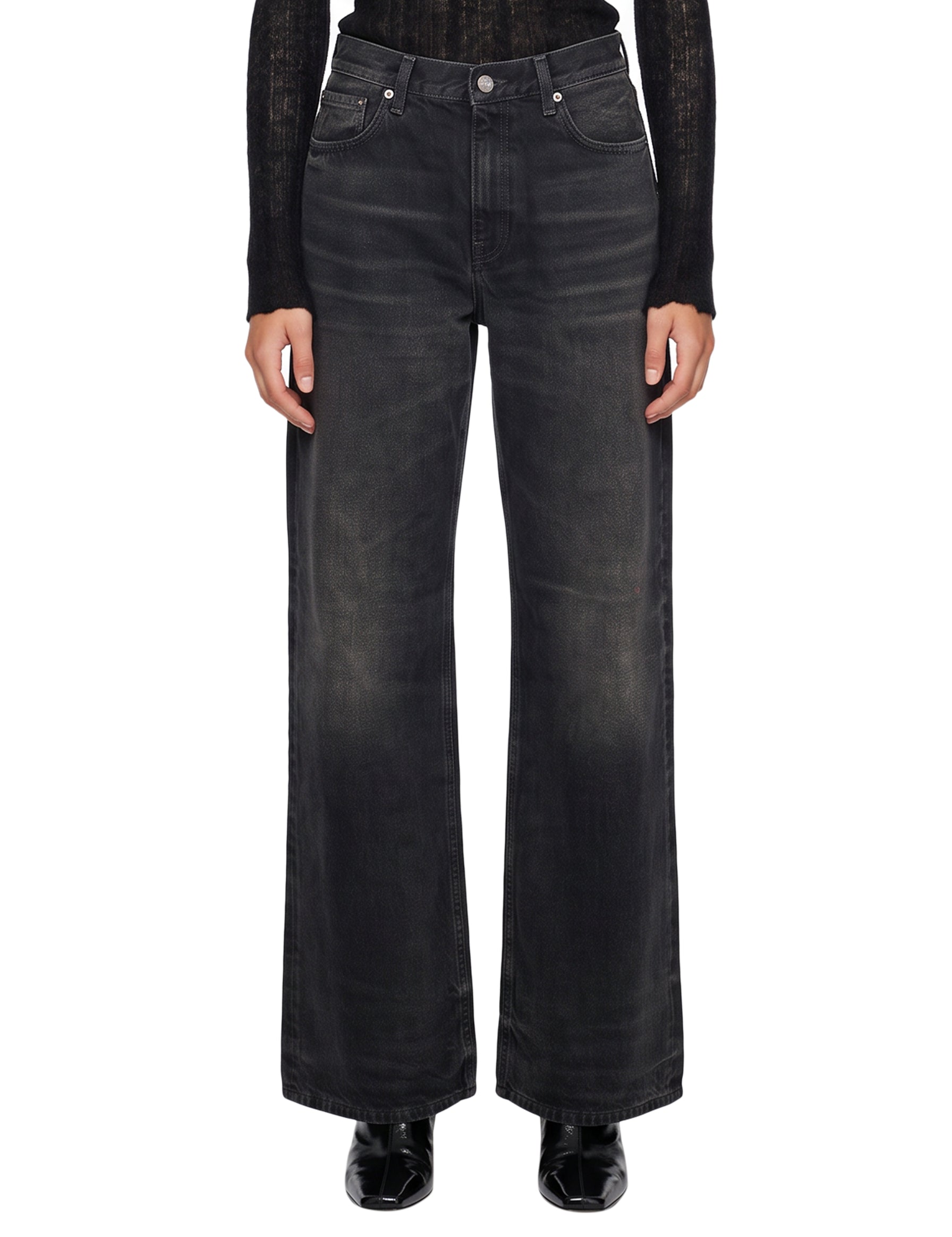 Jeans Korea Vintage in nero 