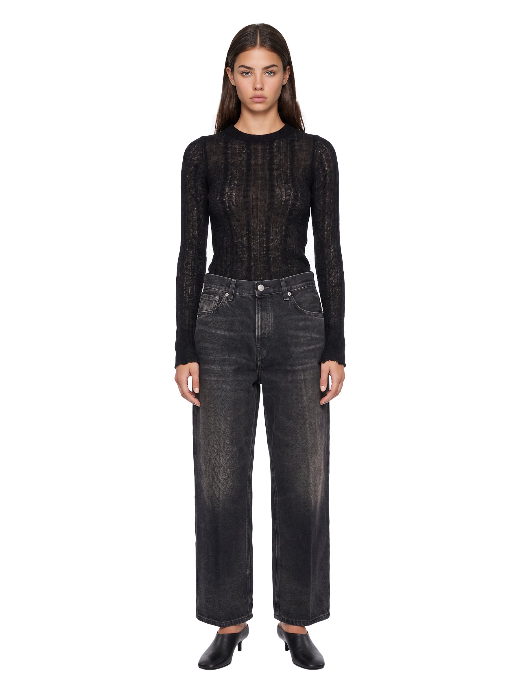 Jeans Betty Vintage in nero 