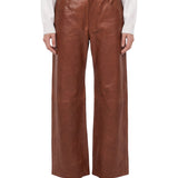 Pantaloni Winny Silky in marrone 