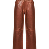 Pantaloni Winny Silky in marrone 