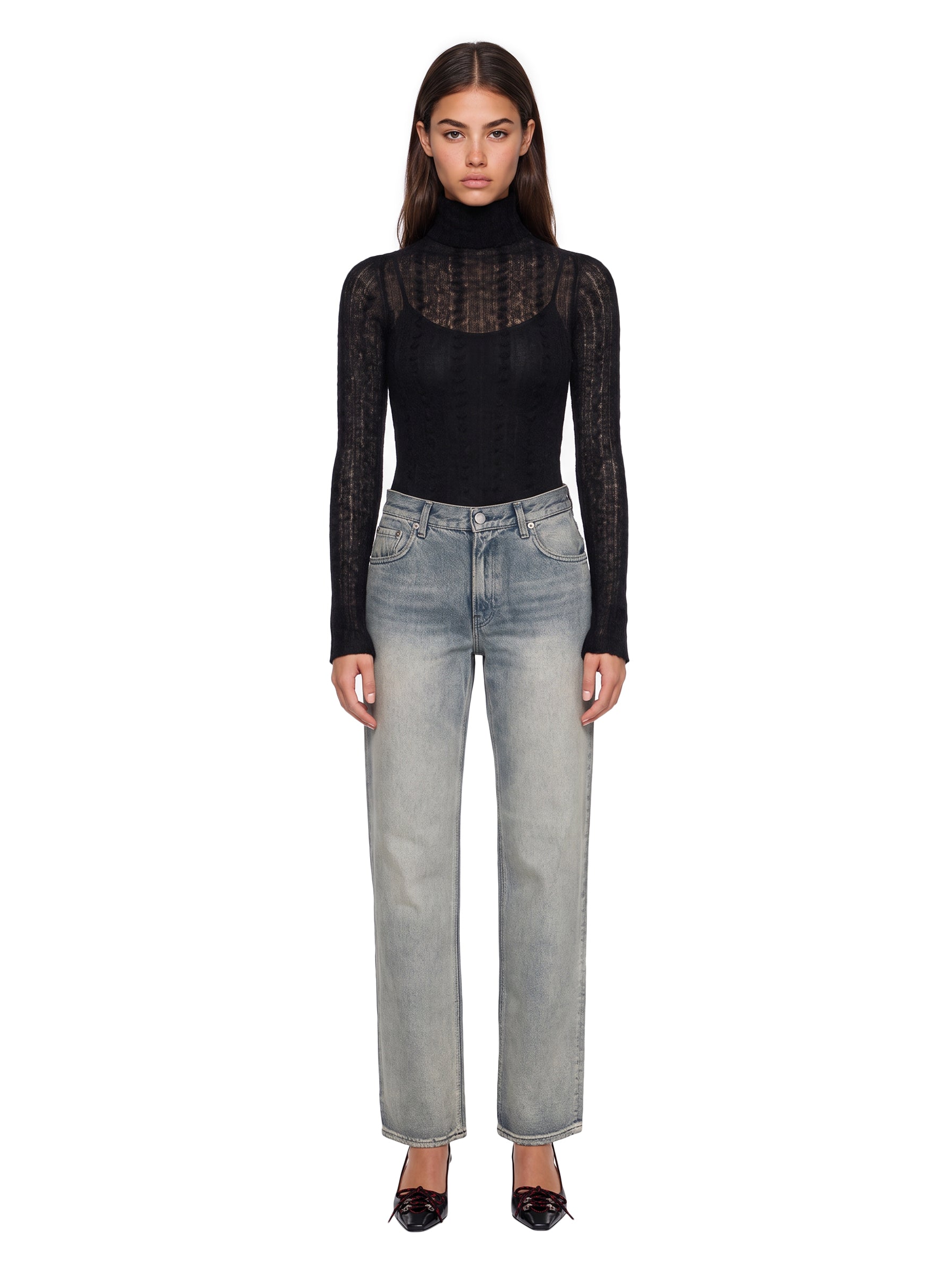 Jeans Lisa Smoke in grigio chiaro 