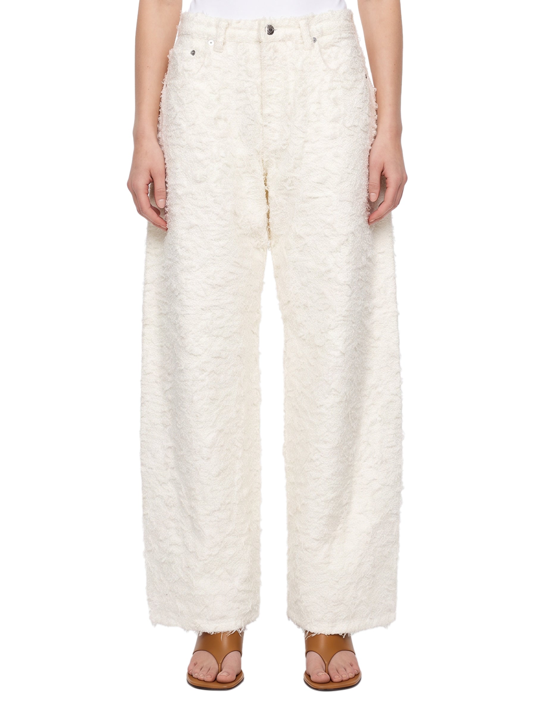 Jeans Clyde in bianco 