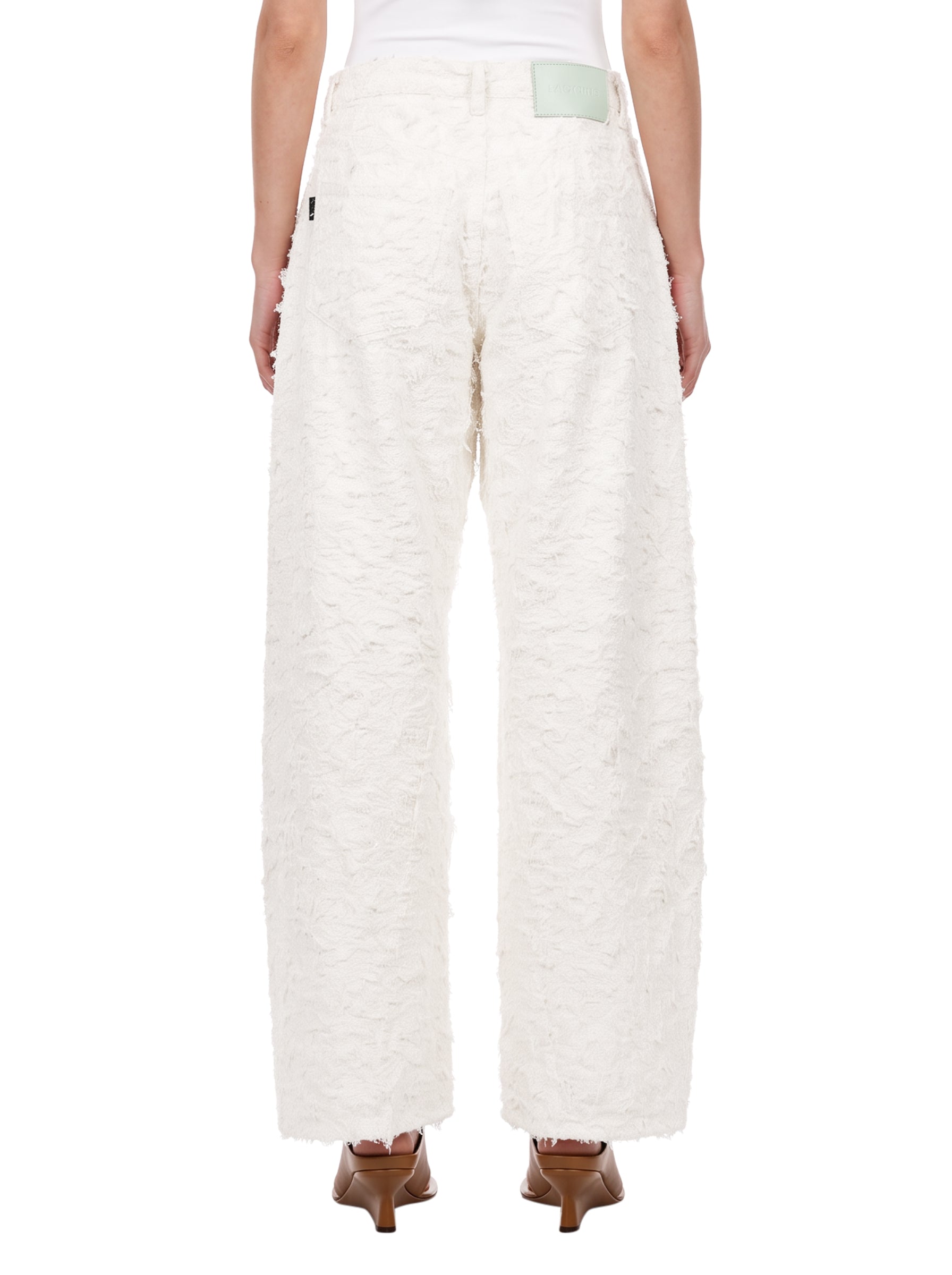 Jeans Clyde in bianco 