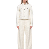 Jeans Clyde in bianco 