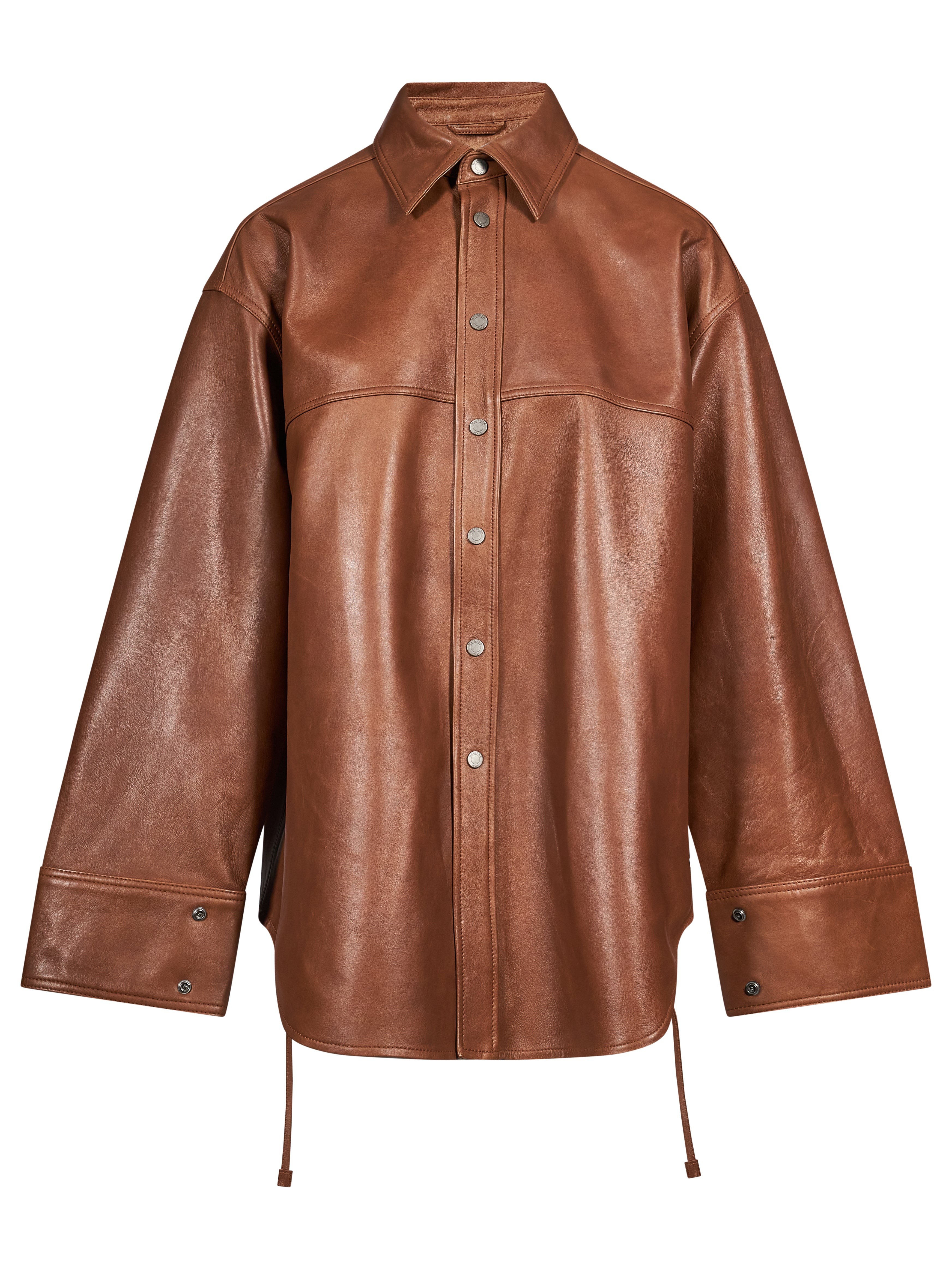 Camicia-giacca Victoria in marrone 