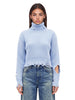 Maglione destrutturato Lover in azzurro