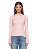 Top in maglia Sey in rosa