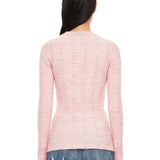Top in maglia Sey in rosa 