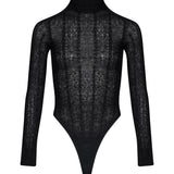 Body in maglia Margie in nero 