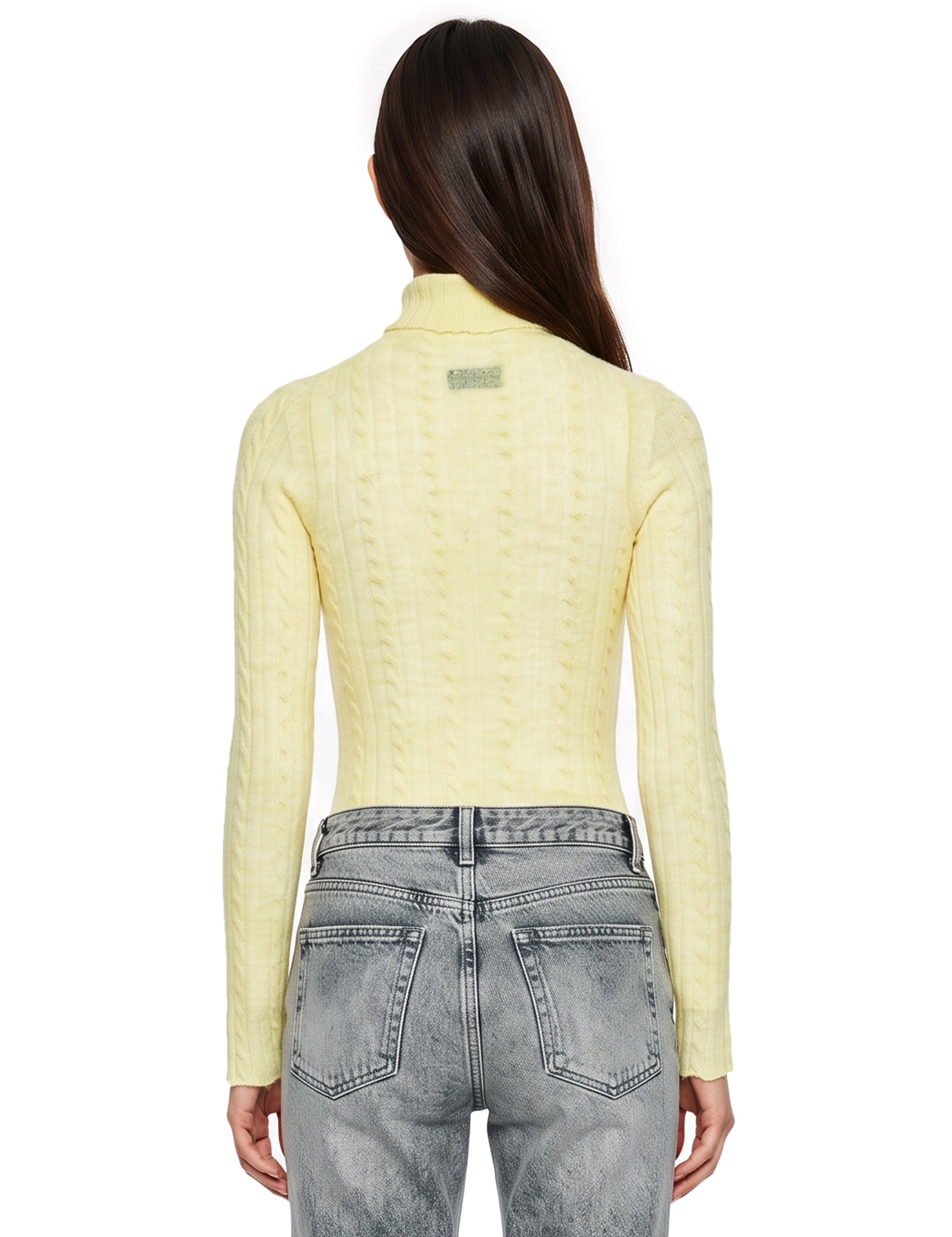 Body in maglia Margie in giallo 