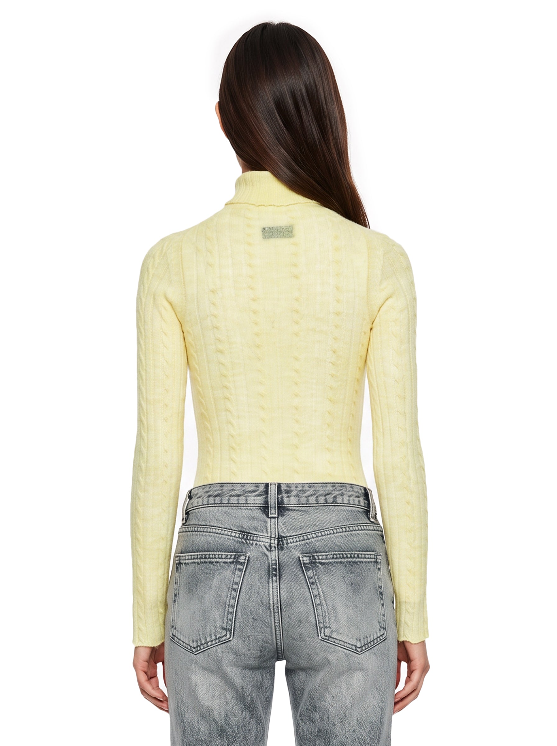 Body in maglia Margie in giallo 
