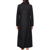 Cappotto doppiopetto in nero 