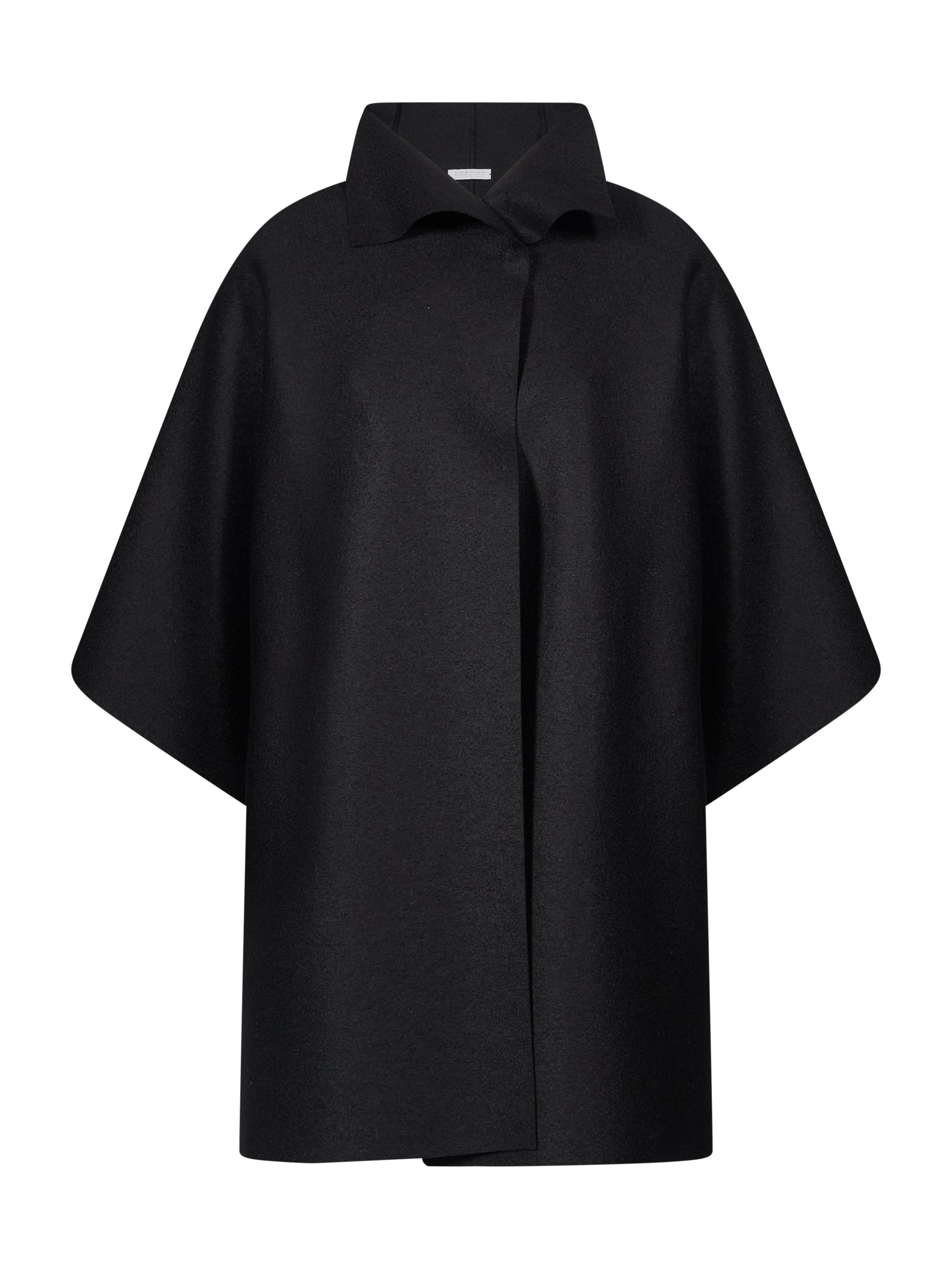 Mantella kimono in nero 