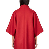 Mantella kimono in rosso 