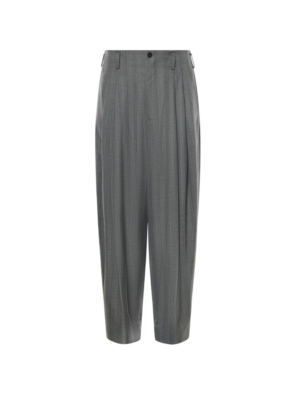 Pantaloni con doppia pinces in grigio 
