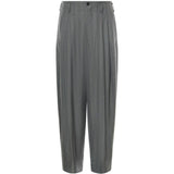 Pantaloni con doppia pinces in grigio 