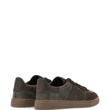 Sneakers basse cool in verde e marrone 