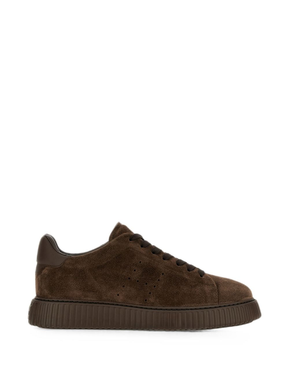 Sneakers H-Stripes in marrone 