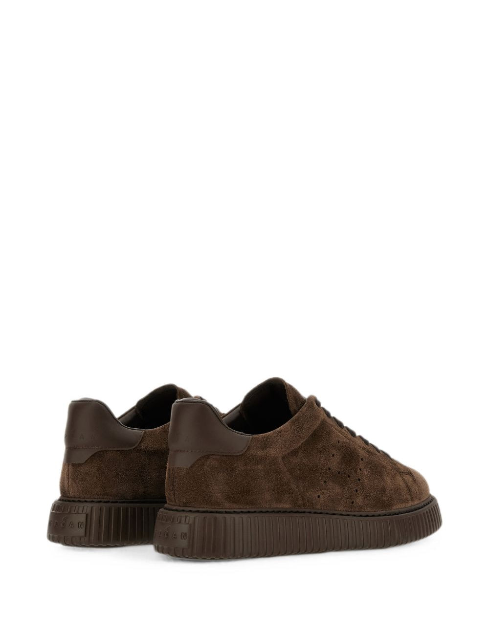 Sneakers H-Stripes in marrone 