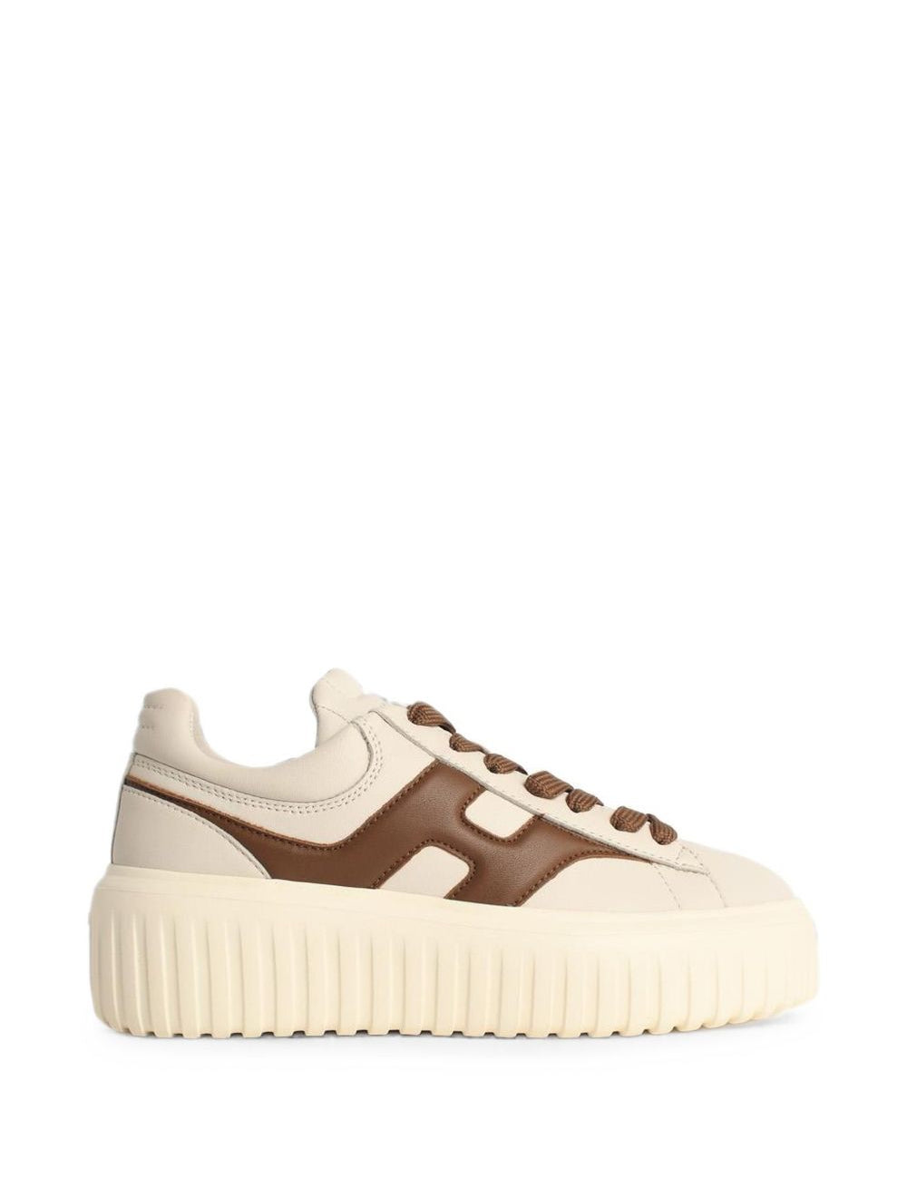 Sneakers H-Stripes in avorio 