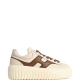 Sneakers H-Stripes in beige e marrone 