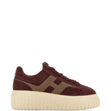 Sneakers H-Stripes in beige e marrone 