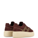 Sneakers H-Stripes in beige e marrone 