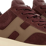 Sneakers H-Stripes in beige e marrone 