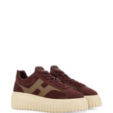 Sneakers H-Stripes in beige e marrone 