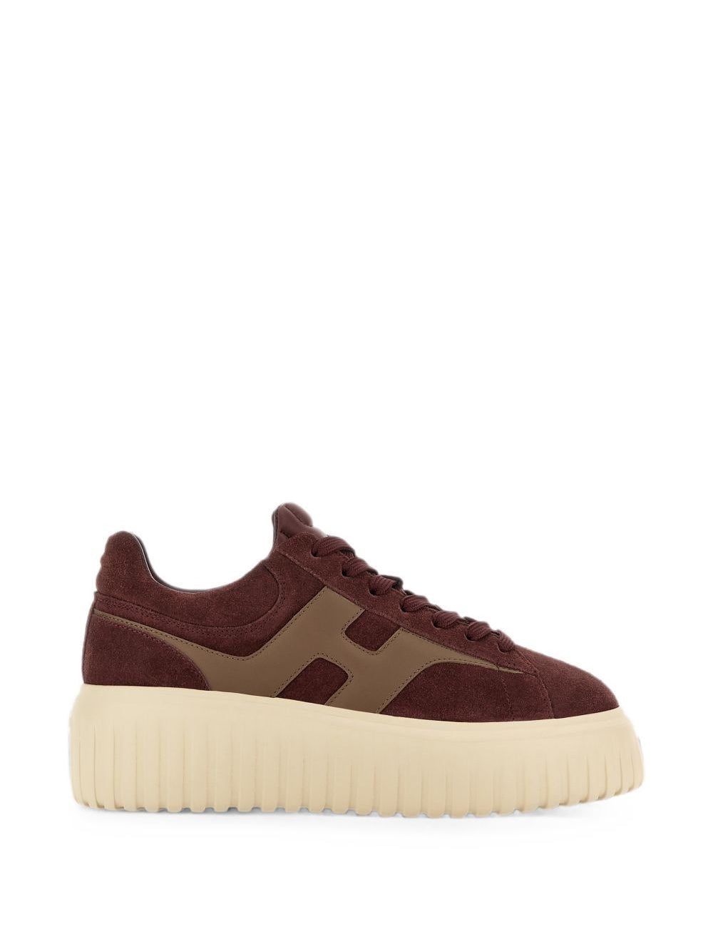 Sneakers H-Stripes in bordeaux 