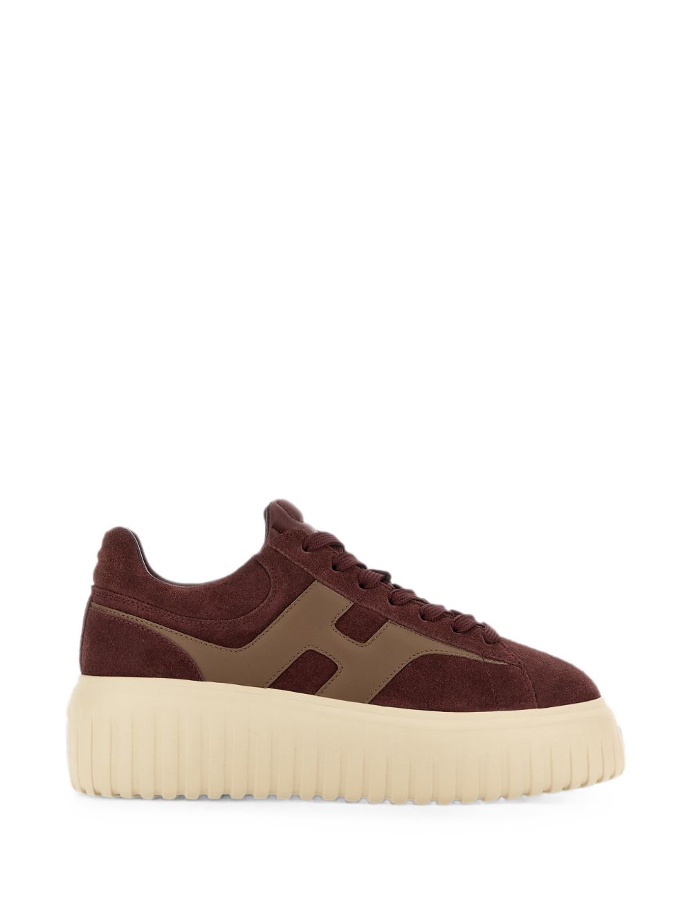 Sneakers H-Stripes in bordeaux 