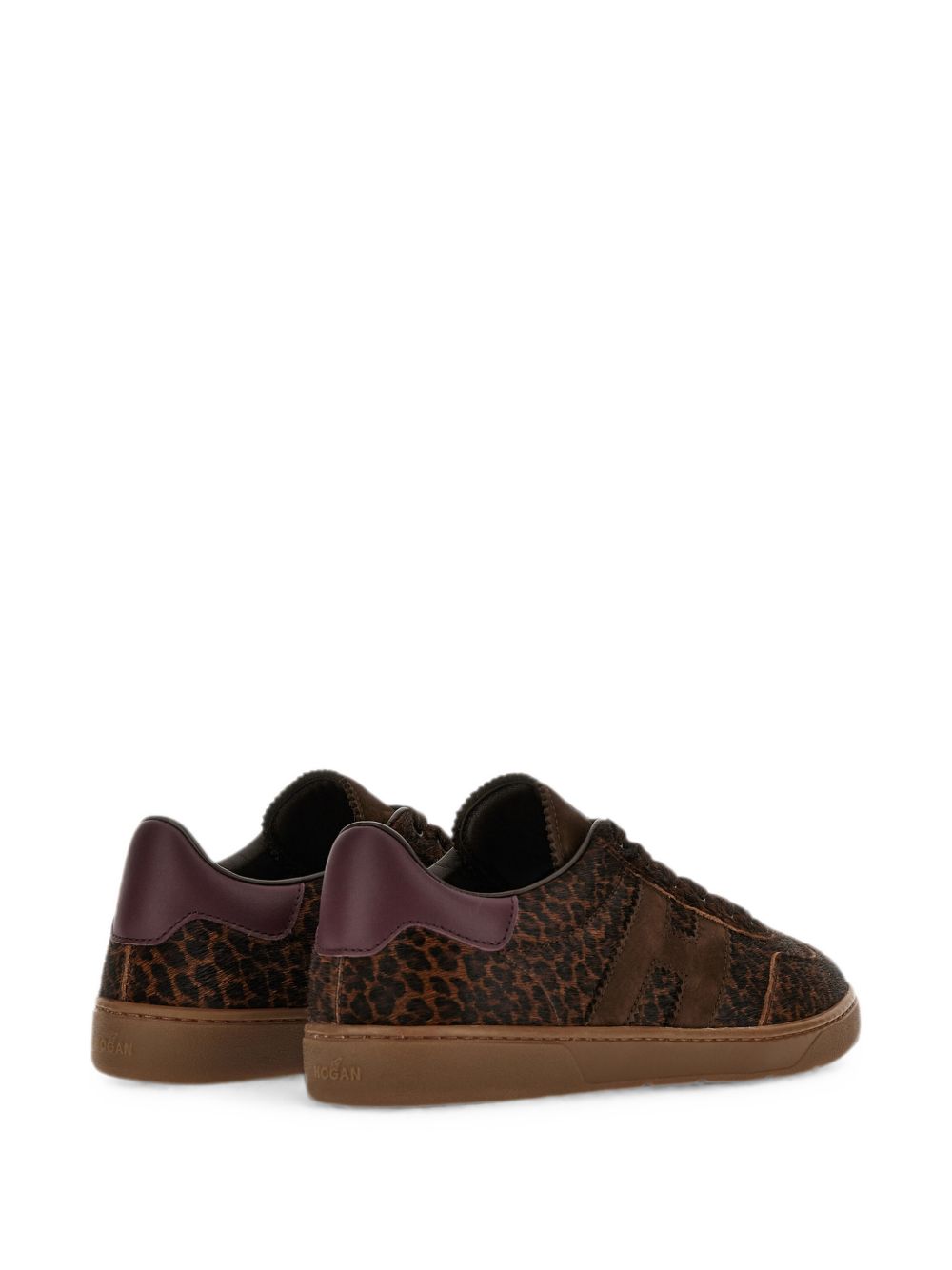 Sneakers cool con stampa leopardata multicolore 