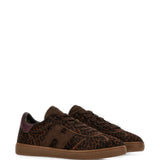 Sneakers cool con stampa leopardata multicolore 