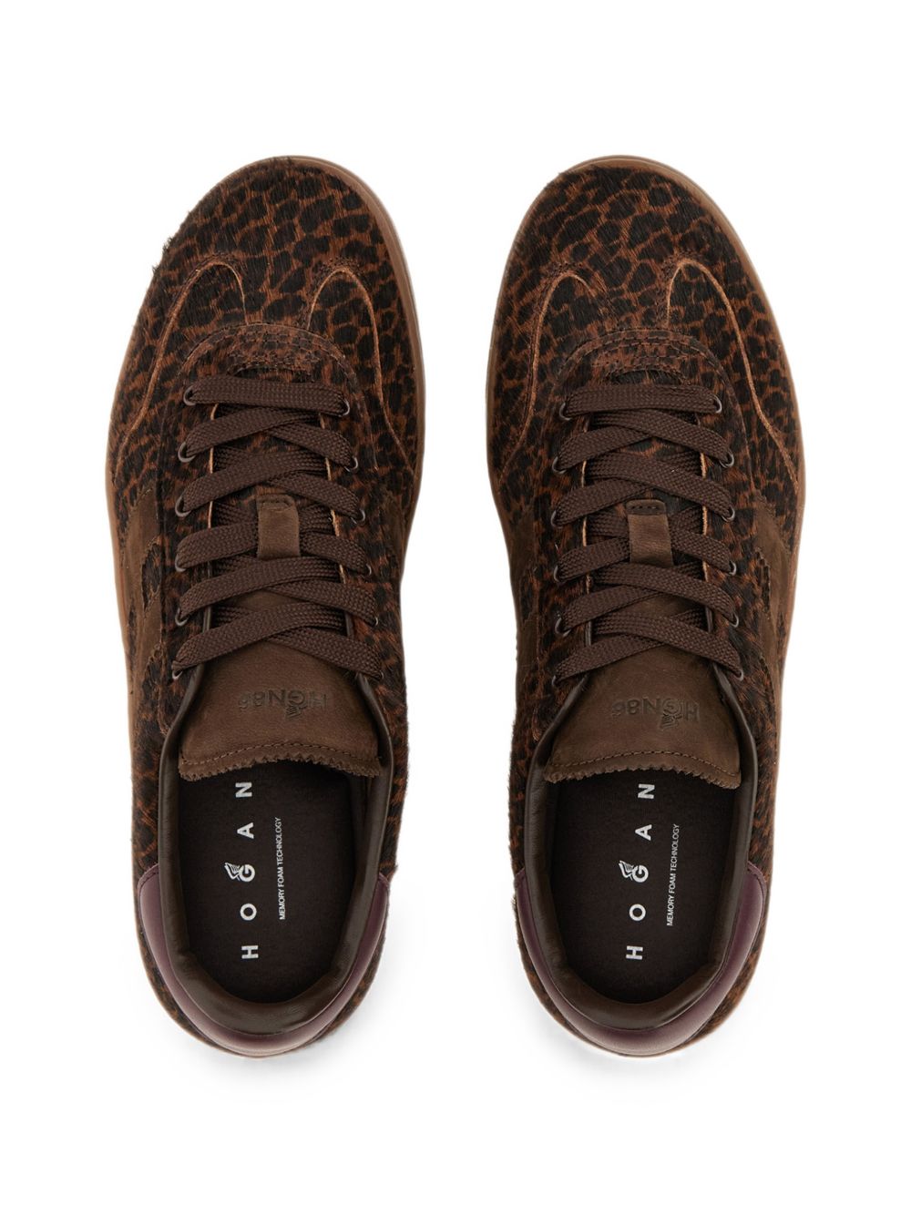 Sneakers cool con stampa leopardata multicolore 