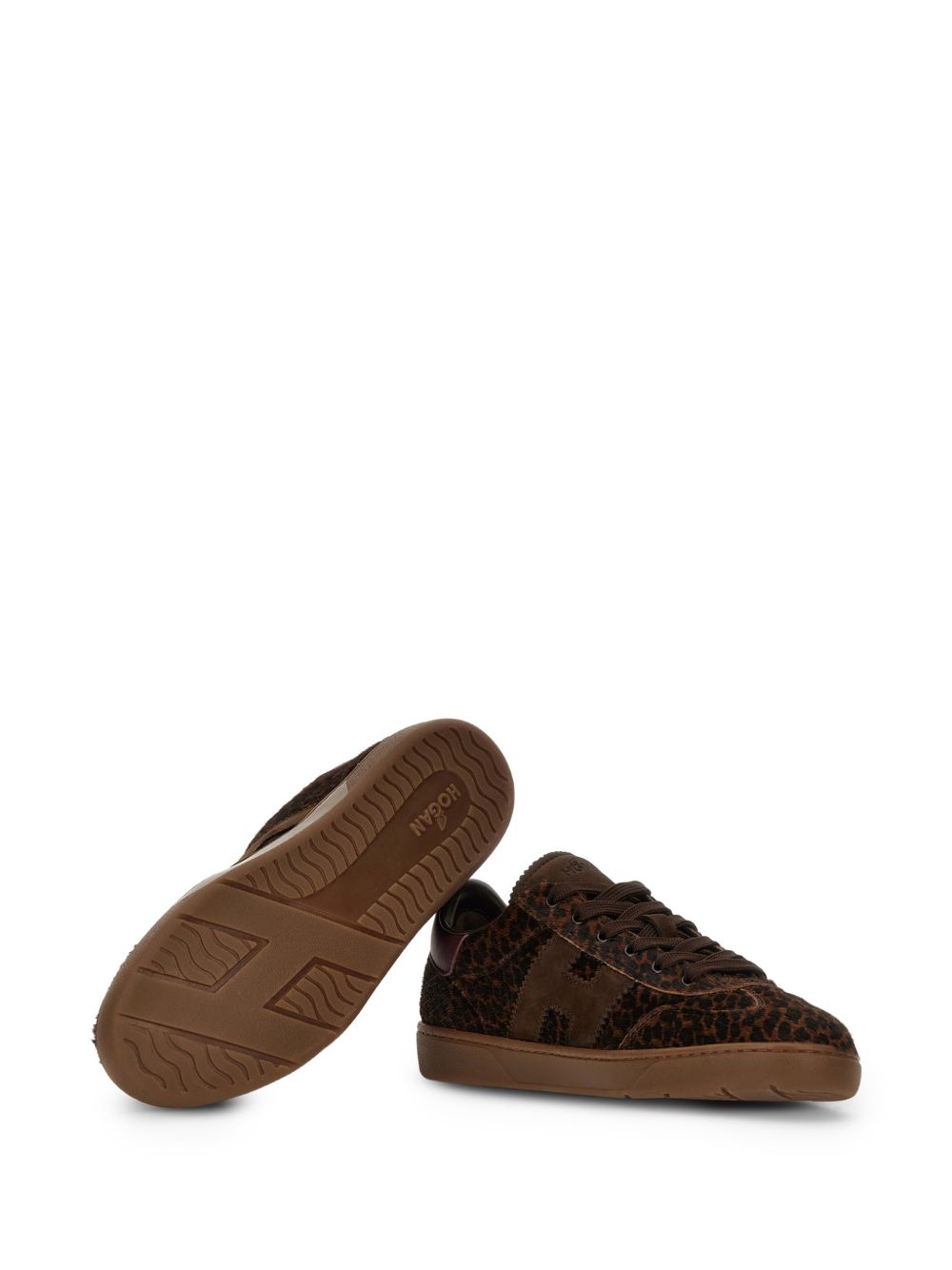 Sneakers cool con stampa leopardata multicolore 